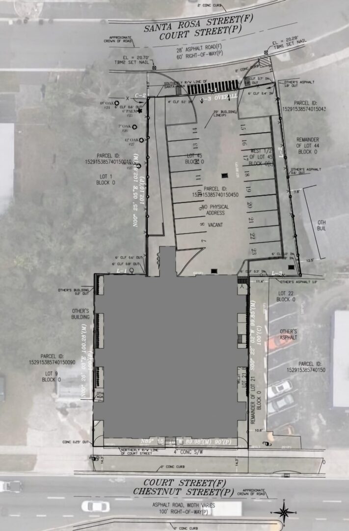 Birds Eye View Site Plan - 5 story multifamily development